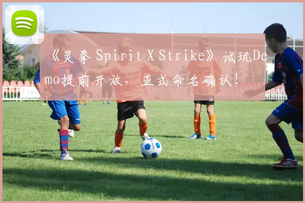 《灵拳 Spirit X Strike》试玩Demo提前开放，正式命名确认！